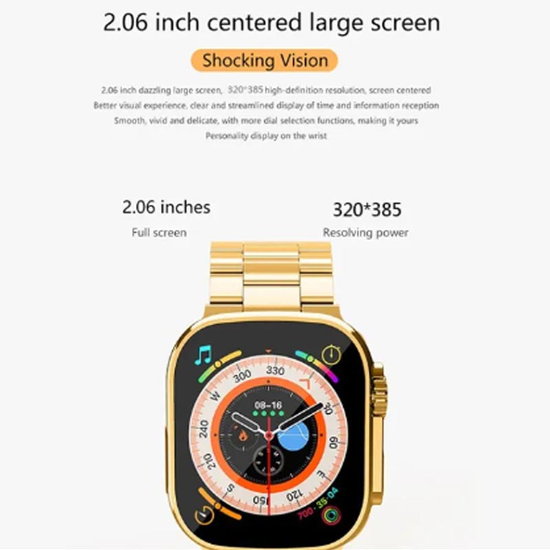 7-in-1 Ultra Smart Watch with Customizable Straps