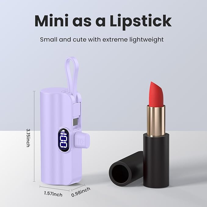 PowerGo 2-in-1 Portable Power Bank (5000mAh)