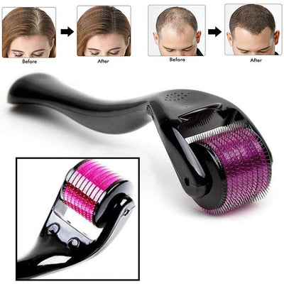 Derma Roller for Hair Growth Skin Care – Beard, Facial, and Micro Needle Treatments