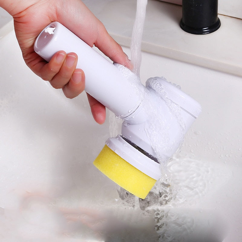 CleanPro 5-in-1 Electric Scrubber – Scrubber for Kitchen & Glass Cleaning