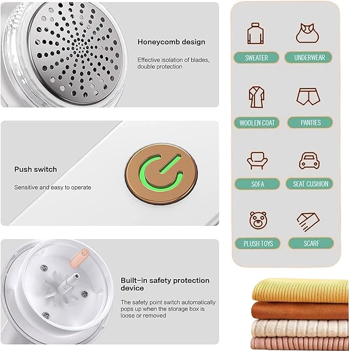 Electric Lint Remover & Hair Ball Trimmer