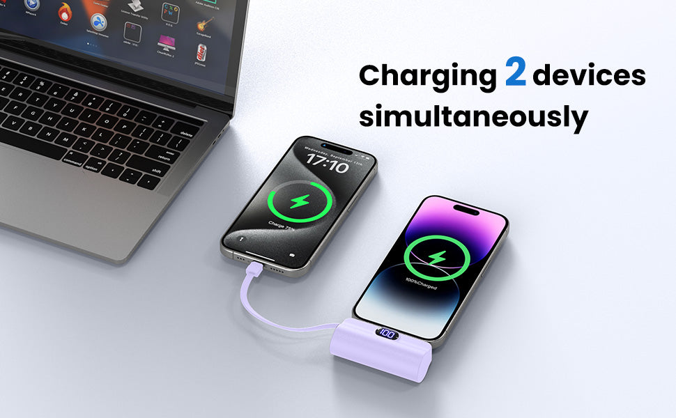 PowerGo 2-in-1 Portable Power Bank (5000mAh)