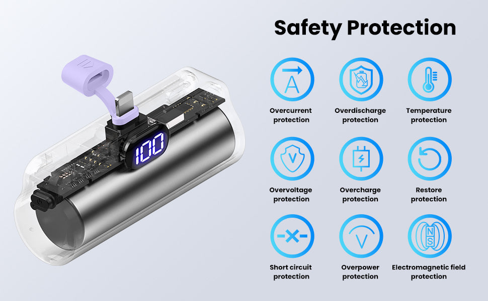 PowerGo 2-in-1 Portable Power Bank (5000mAh)