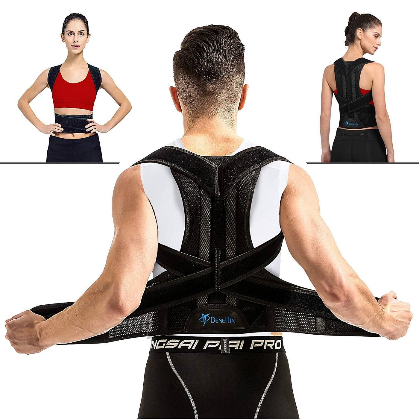Posture Corrector Belt – Relieves Neck & Back Pain