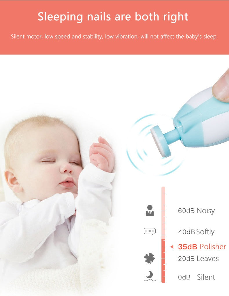 Safe Electric Baby Nail Clipper – Trimmer for Newborns & Toddlers