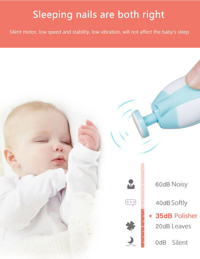 Safe Electric Baby Nail Clipper – Trimmer for Newborns & Toddlers