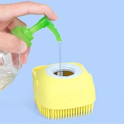 Silicone Bath Brush – Soap Dispensing Brush for Easy & Effective Cleaning