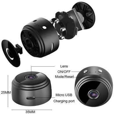 WiFi Mini Camera – HD 1080p Wireless Security for Ultimate Protection